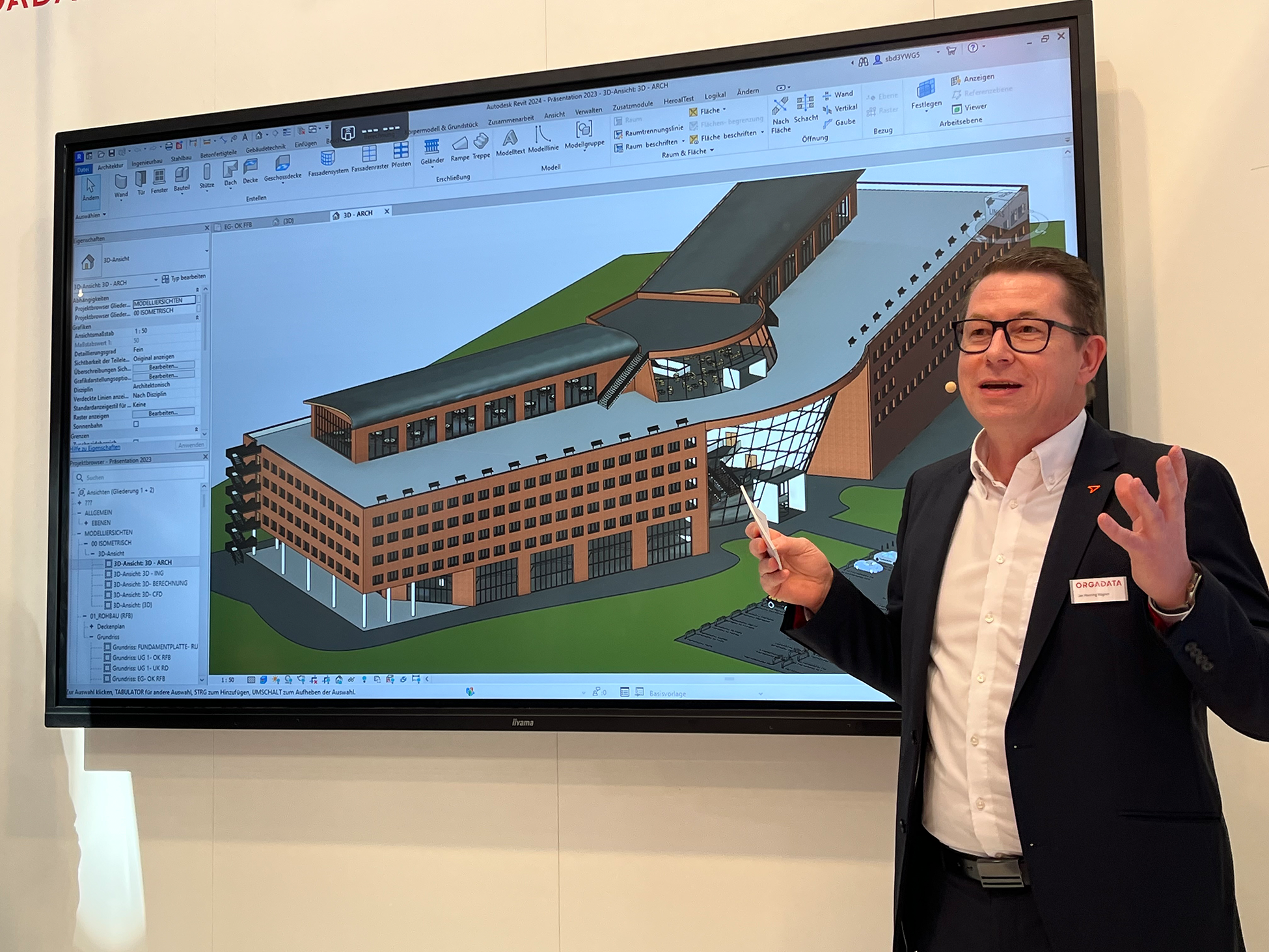 The stage presentation and videos demonstrated the versatility of our software solutions